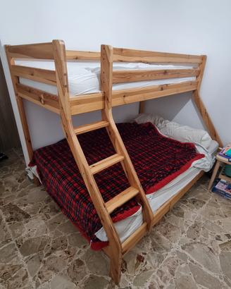 letto a castello a 3 piazze