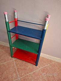scaffale cameretta in legno
