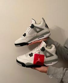 Nike air Jordan 4 Retro  White Cement (n.43)