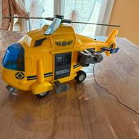 Elicottero di Salvataggio con luci e vericello