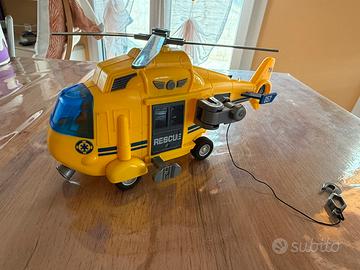 Elicottero di Salvataggio con luci e vericello