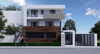 Villa in costruzione dal design moderno