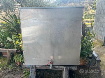 Serbatoio di stoccaggio in acciaio inox 500 lt