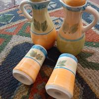 Set 4 pezzi olio e sale