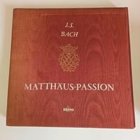 cofanetto 4 vinili J.S.Bach "Passione di Matteo"