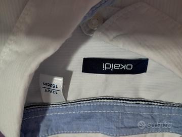 Okaidi camicia bianca 11 anni come nuova