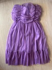 Vestito elegante viola