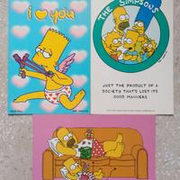 📌CARTOLINE THE SIMPSONS ORIGINALI ANNI 90