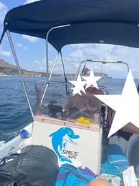 Tendalino bimini universale gommone barca