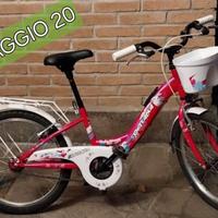 bicicletta  bambina raggio 20