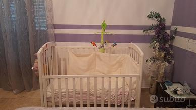 Culla con cassettone..con accessori...come nuova