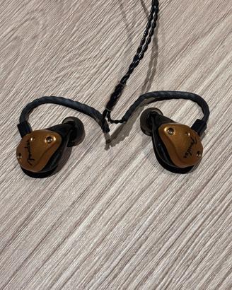 Fender FXA7 cuffie In-Ear Monitors Metallic Gold