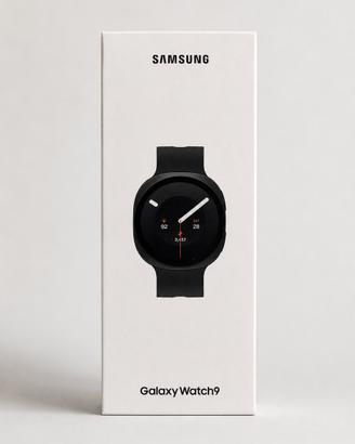 Samsung Galaxy Watch9 nero + scatola e caricatore