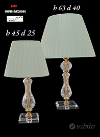 TRIS LUMI BAIRON CRISTALLO ORO 1 LUCE