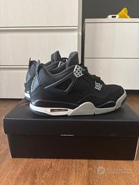 Jordan 4 Black Canvas
