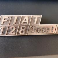 stemma fregio logo badge FIAT 128 Sport L metallo