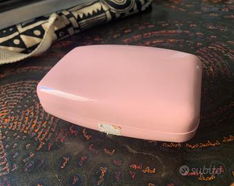 Portasaponetta rosa vintage anni 70 accessori
