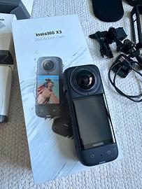 Videocamera insta360 oneX3 Nera