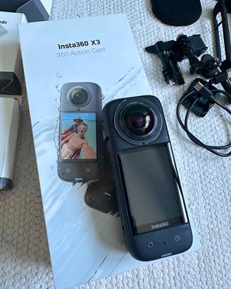 Videocamera insta360 oneX3 Nera