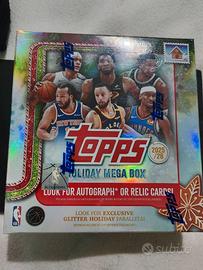 Carte collezionabili topps basket holiday mega box