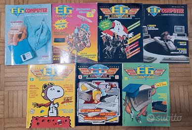 Lotto 7 Riviste EG Computer Video Games 1984-1986