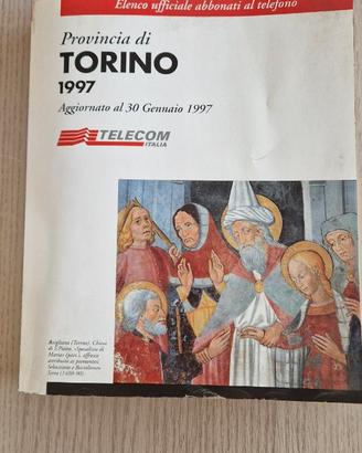Elenco telefonico provincia torino 1997