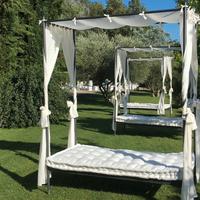 N 3 baldacchini/sedute da giardino