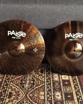 Piatti Paiste 900  14” Hi Hat 18” Crash 20” Ride