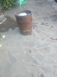 tino antico in castagno 