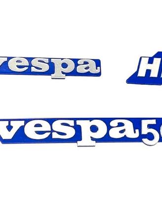 VESPA PK 50 HP V FL N FL2 TARGHETTE VESPA BLU PER 