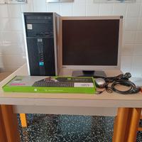 COMPUTER HP + MONITOR + TASTIERA + MOUSE + CAVI