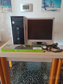 COMPUTER HP + MONITOR + TASTIERA + MOUSE + CAVI