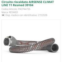 Circuito riscaldato AIRSENSE CLIMAT LINE 11 Resmed