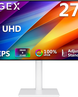 Agex X Monitor 4K 27 pollici IPS Regolabile