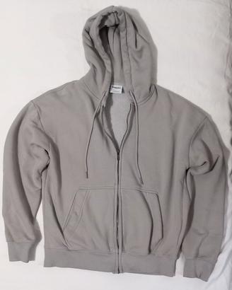 Felpa grigia Bershka ragazzo