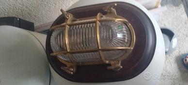 lampade stile marina in ottone 