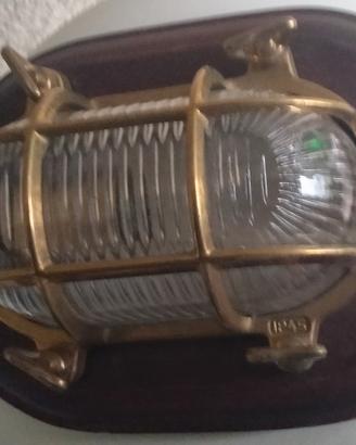 lampade stile marina in ottone 