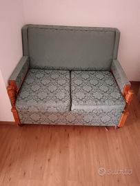 Divano letto singolo vintage