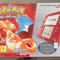 Nintendo 2DS Pokémon Rosso – completo, perfetto