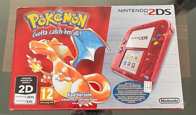 Nintendo 2DS Pokémon Rosso – completo, perfetto