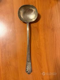 Mestolo da brodo/zuppa in argento 800 massiccio