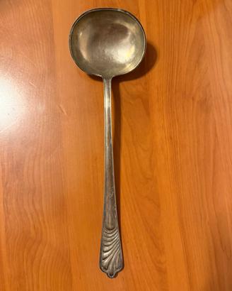 Mestolo da brodo/zuppa in argento 800 massiccio