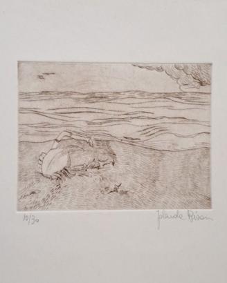 Iolanda Bison, Granchio acquaforte firmata 10/30