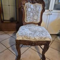 sedie vintage in teak