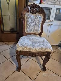 sedie vintage in teak