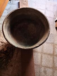 3pz conca in rame martellato a mano – Grande pa