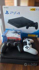 PlayStation 4 Jet Black 500GB + 2 Controller + Gio