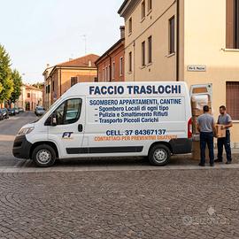 Sgombero Appartamenti, Cantine, Negozi e Traslochi