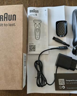 Braun Serie 5 Rasoio Elettrico Barba, 52-N1000si, 