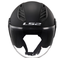 Casco Jet Ls2 OF616 Airflow 2 Solid Nero Opaco